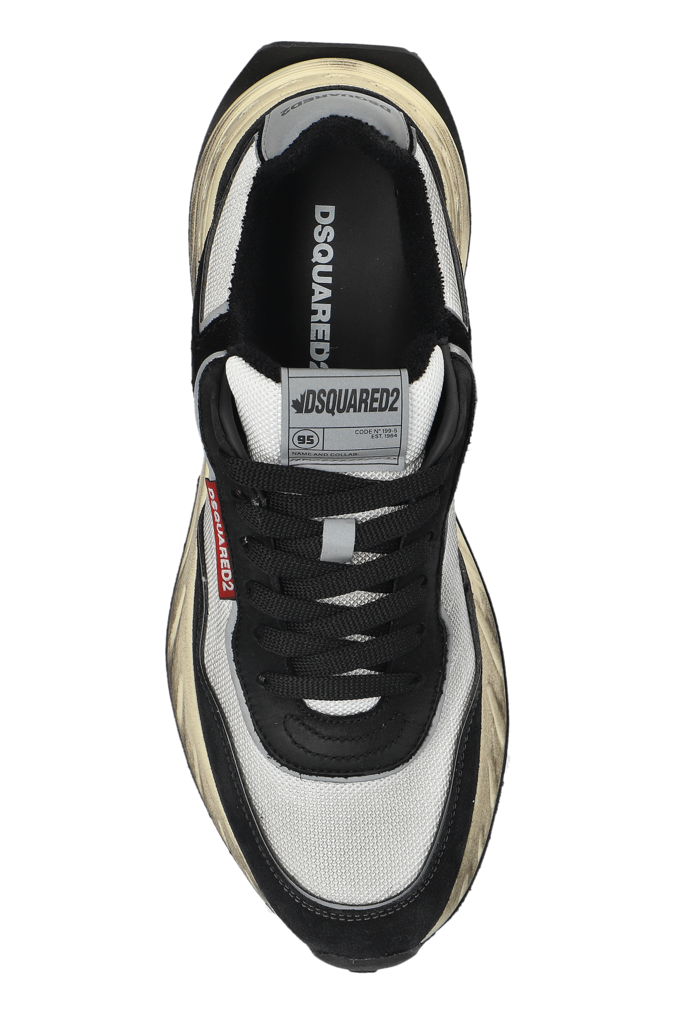 【関税込み】Dsquared2 ブラック Sprinter スニーカー Dsquared2のブラック Sprinter スニーカーがセール中